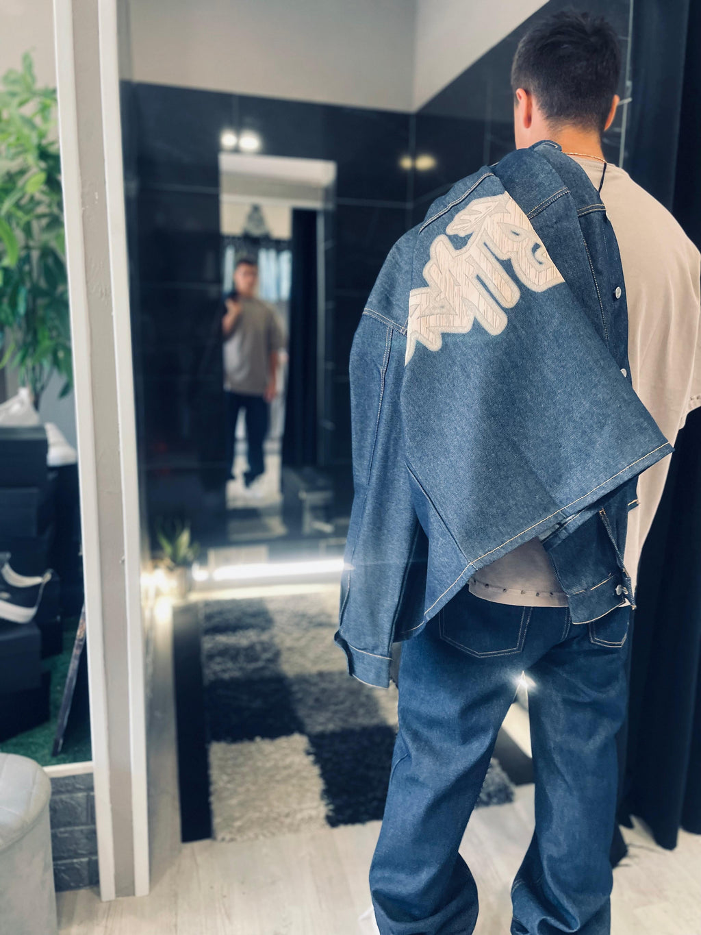 Completo in jeans
