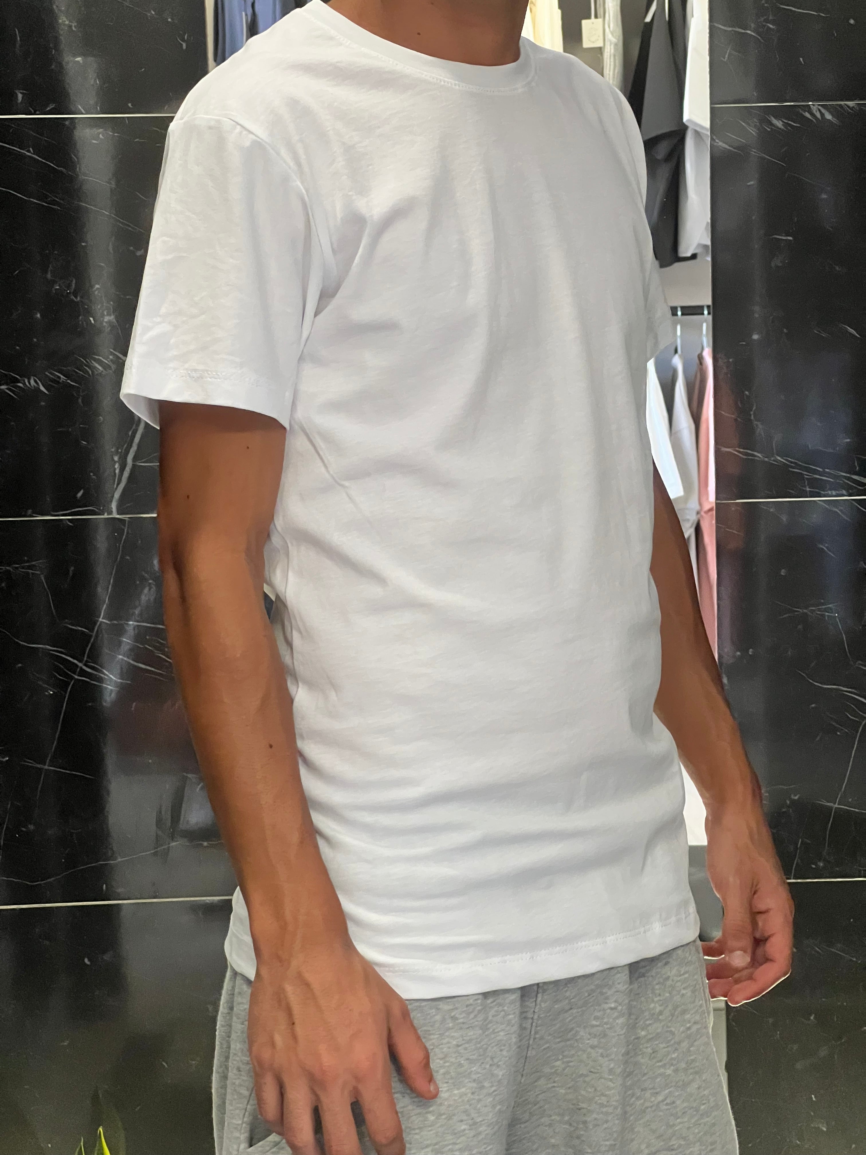 T-shirt •Nero/bianco•