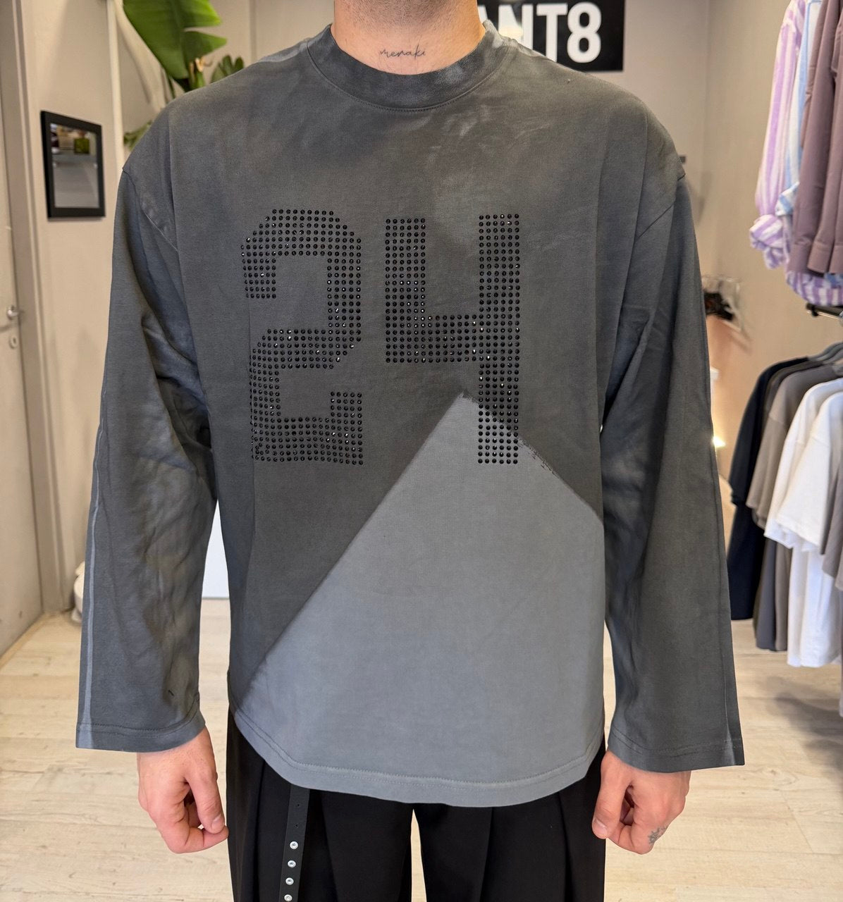 T-shirt maniche lunghe