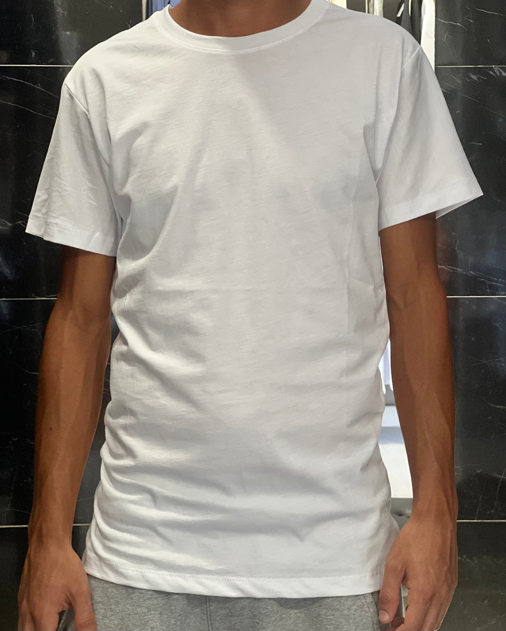 T-shirt •Nero/bianco•