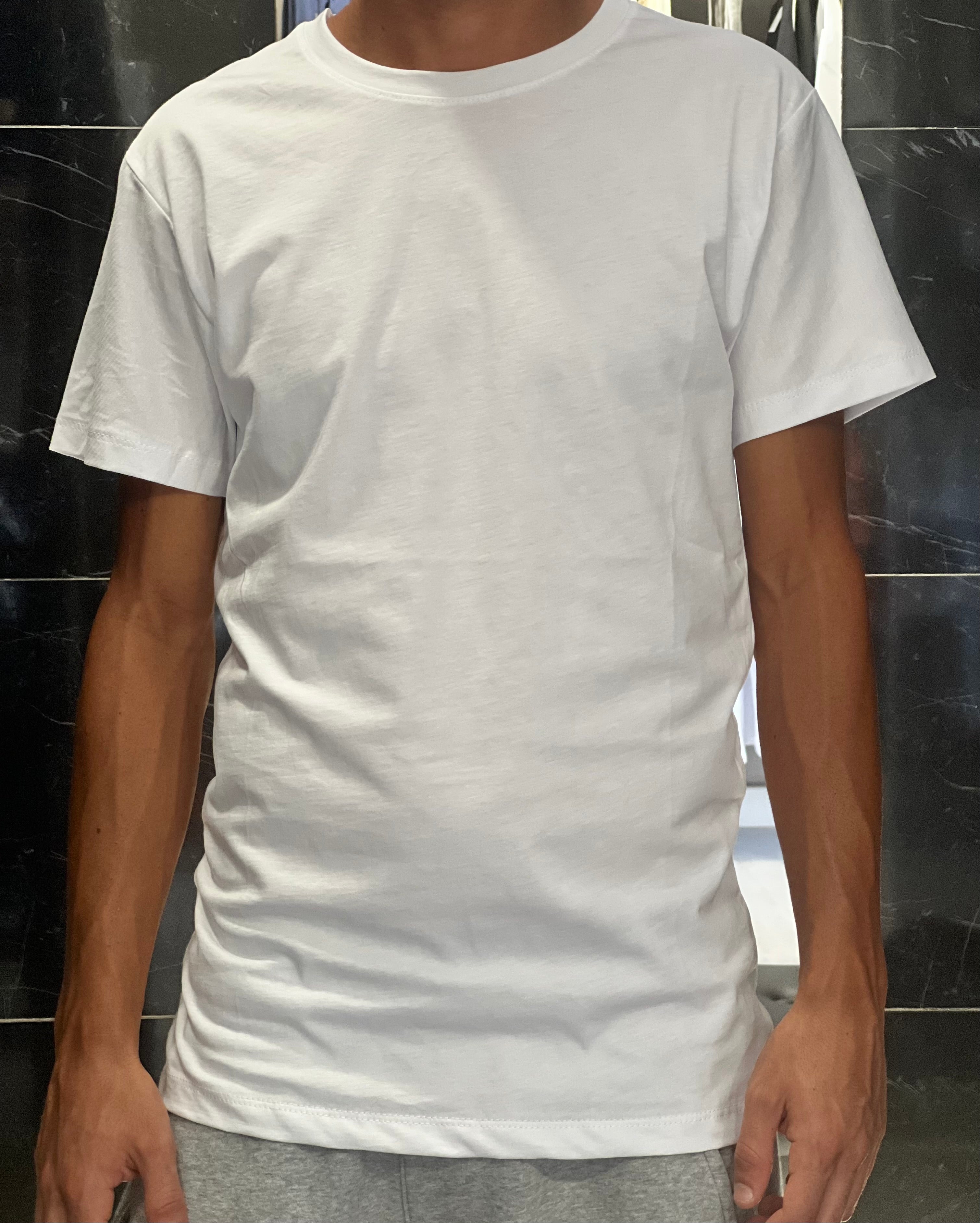 T-shirt •Nero/bianco•