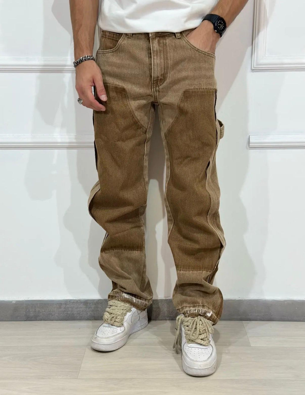 Jeans Marrone •N9VANT8•